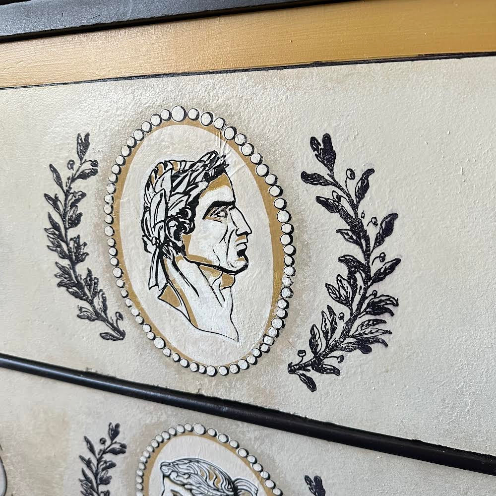 Classical Cameo Five Drawer Dresser