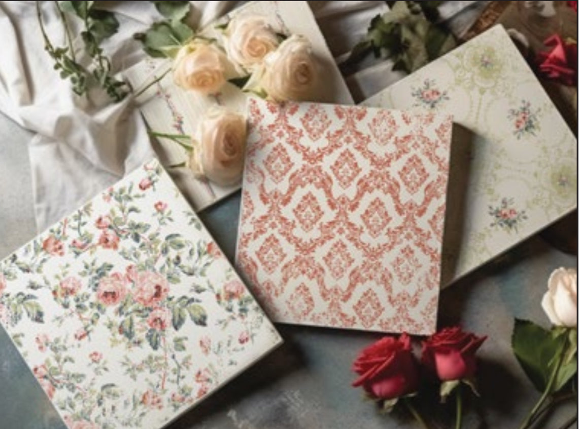 Lattice Rose IOD Paint Inlay