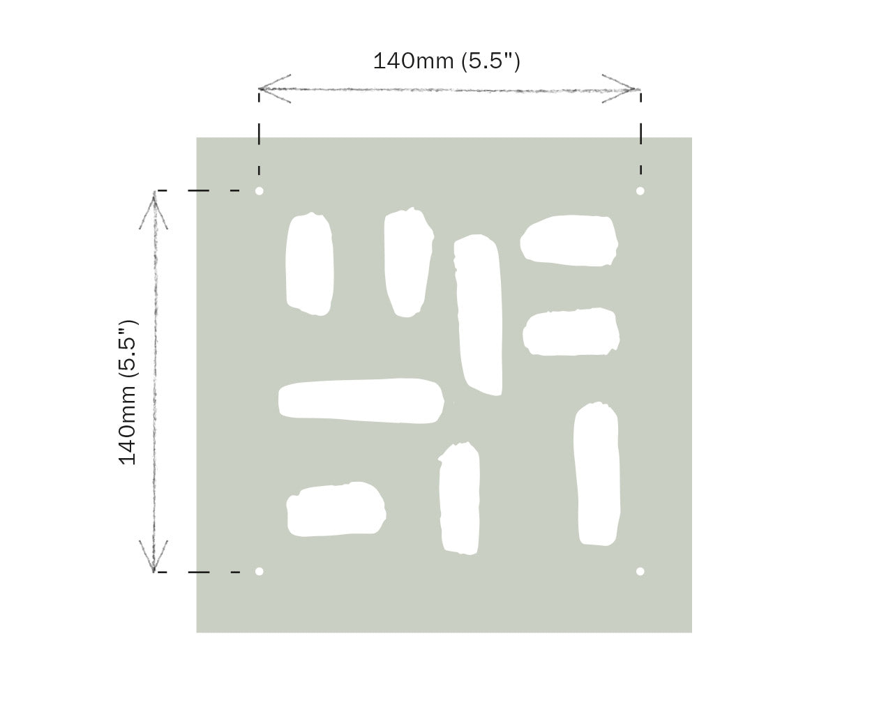 Brushwork Stencil