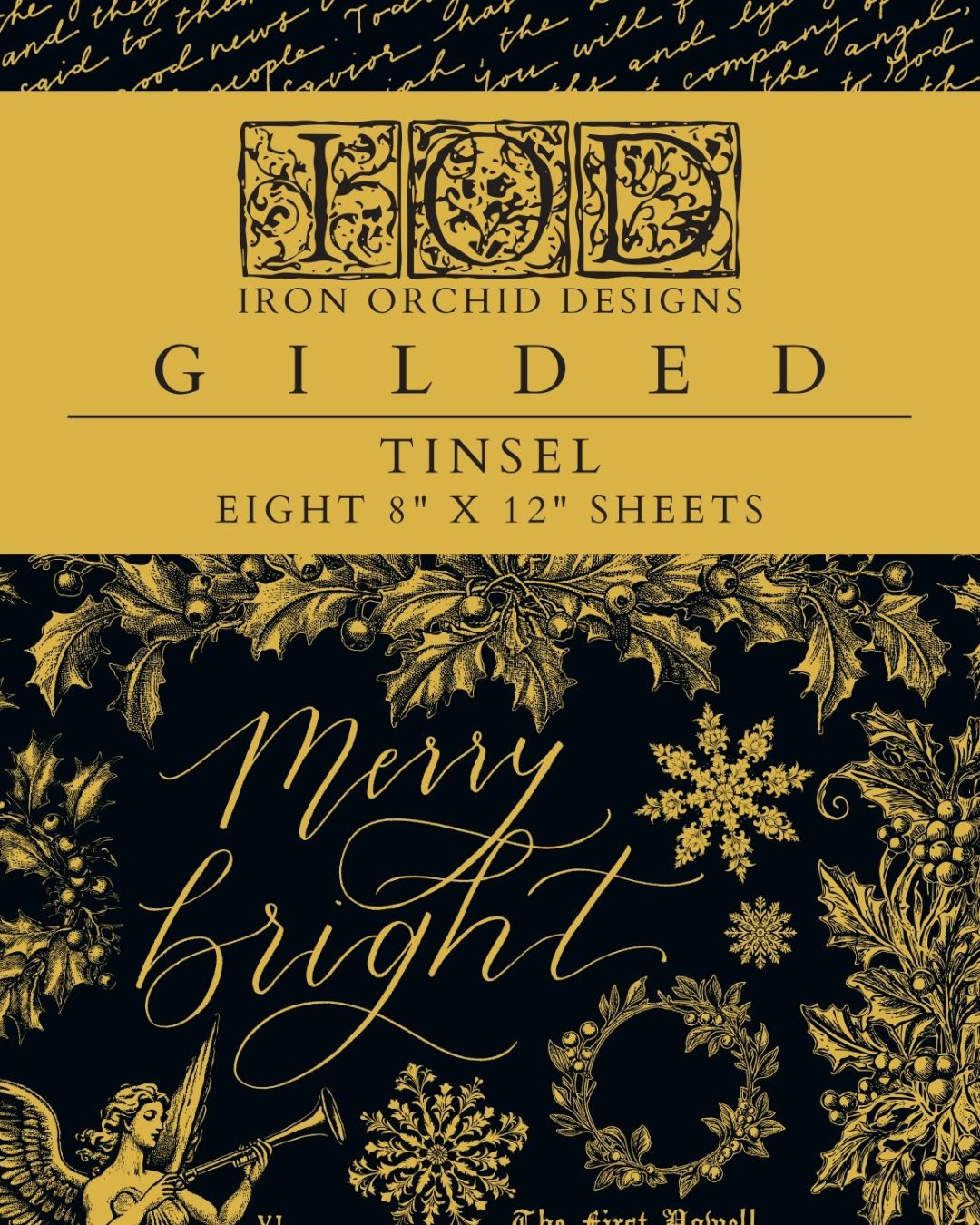 Tinsel IOD Foil Transfer 8 x 12 Pad