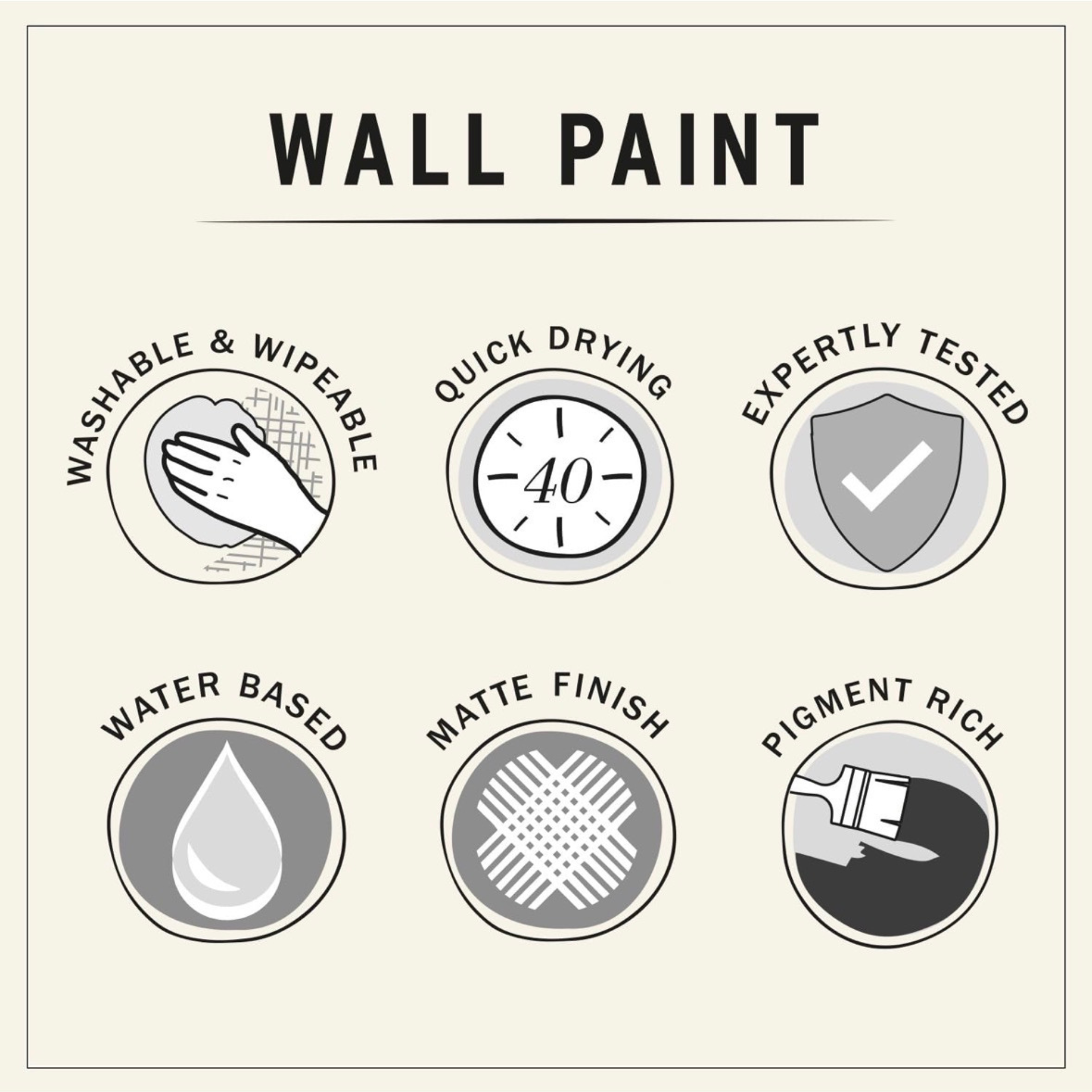 Wall & Satin Paint Color Card