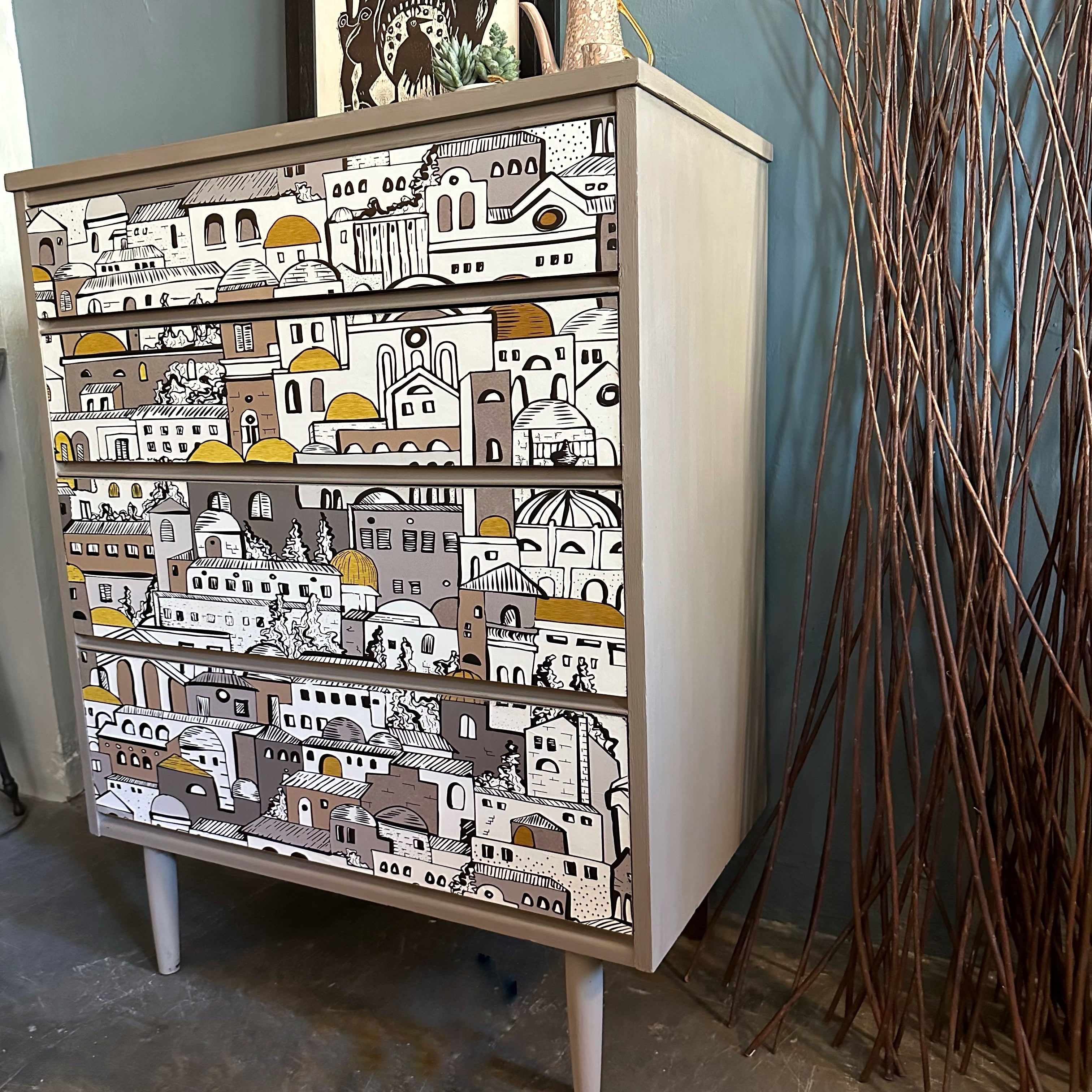 MCM Four Drawer Chest of Drawers