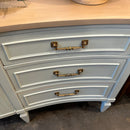 Bassett Nine Drawer Dresser with Curved Front