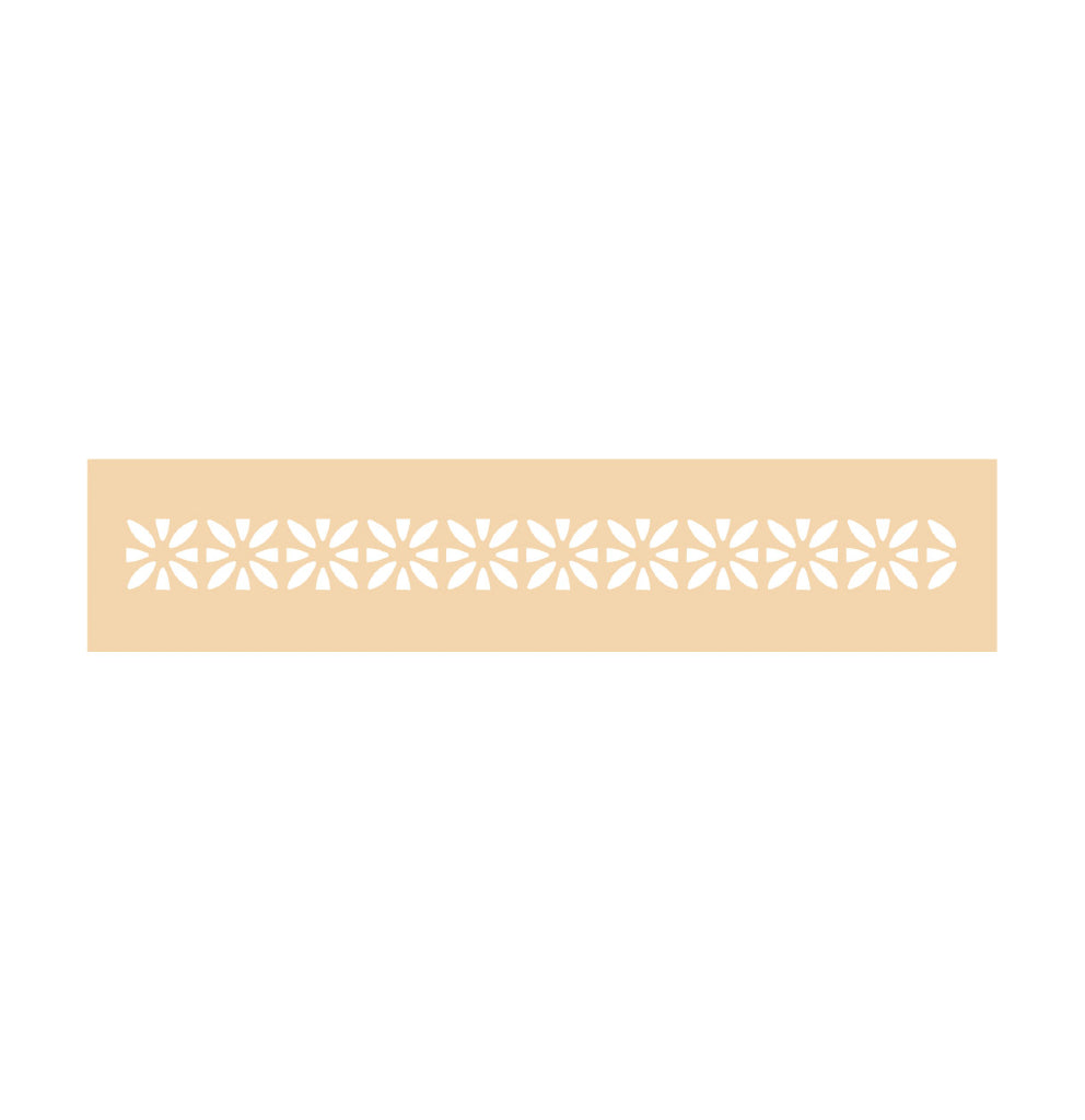 Annie Sloan x Nicolette Tabram - Bujera Border Stencil - Rajasthan Collection