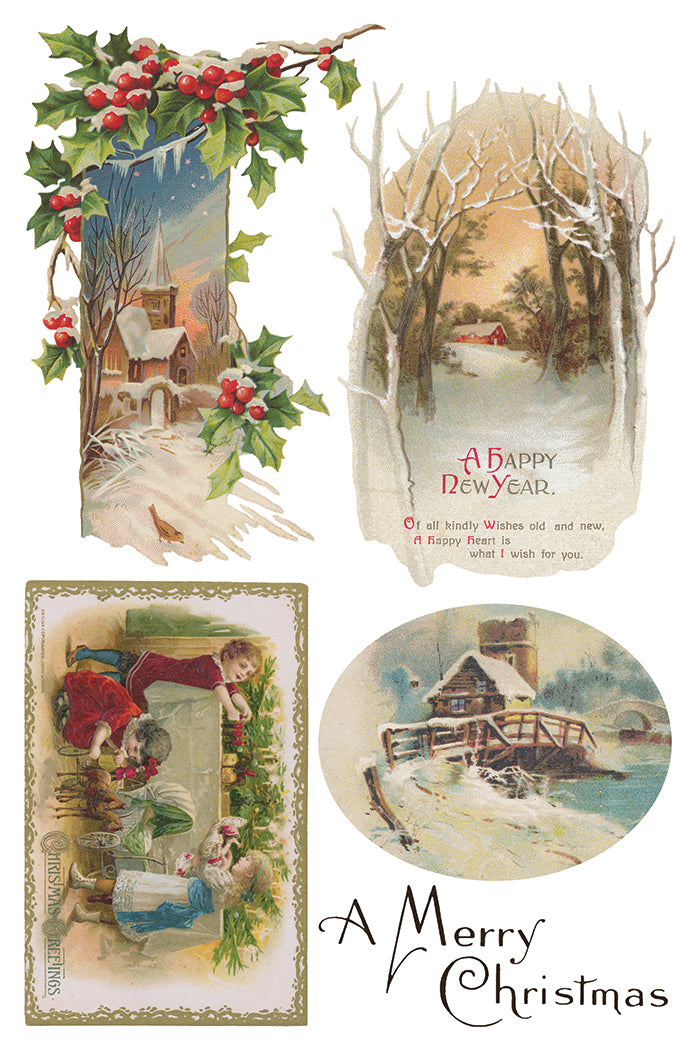 Christmas Joy IOD Transfer 8x12 Pad