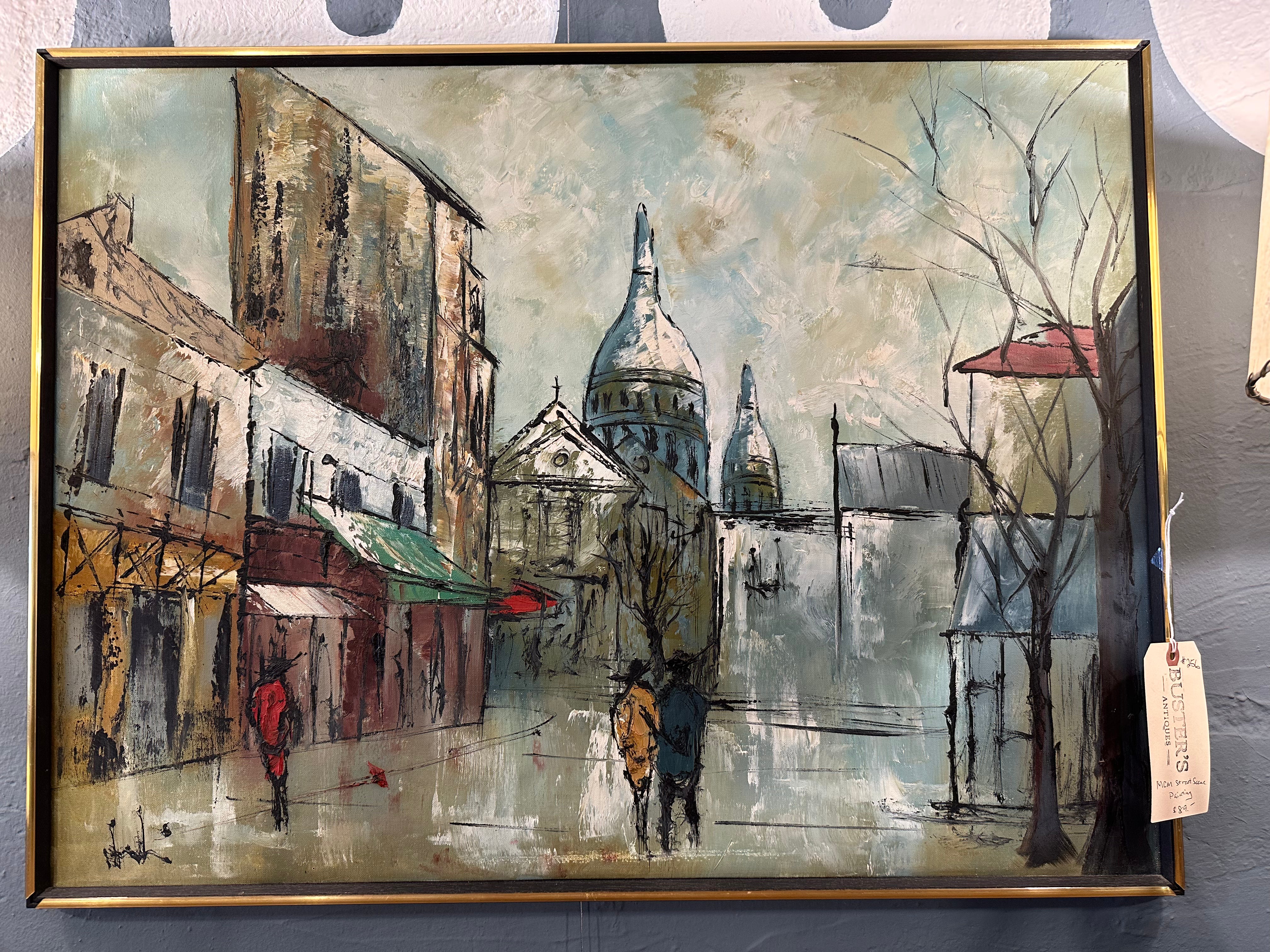 MCM Street Scene Painting