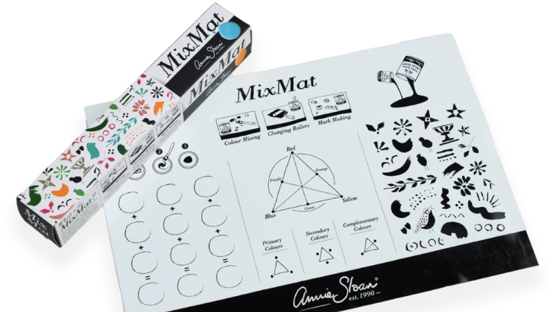 MixMat by Anna Swoon with various designs on a white background