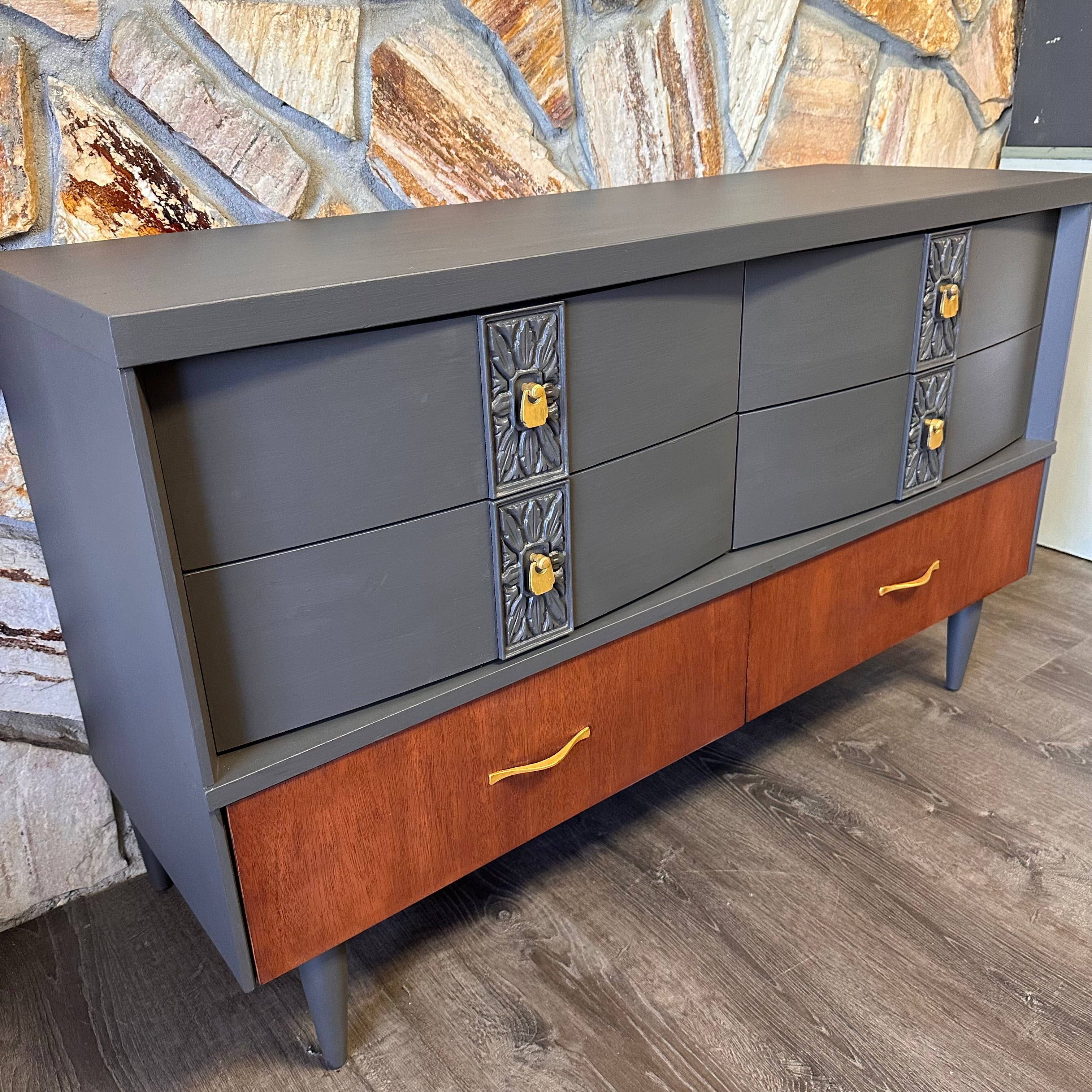 Restored Mid-Century Dresser by Bassett