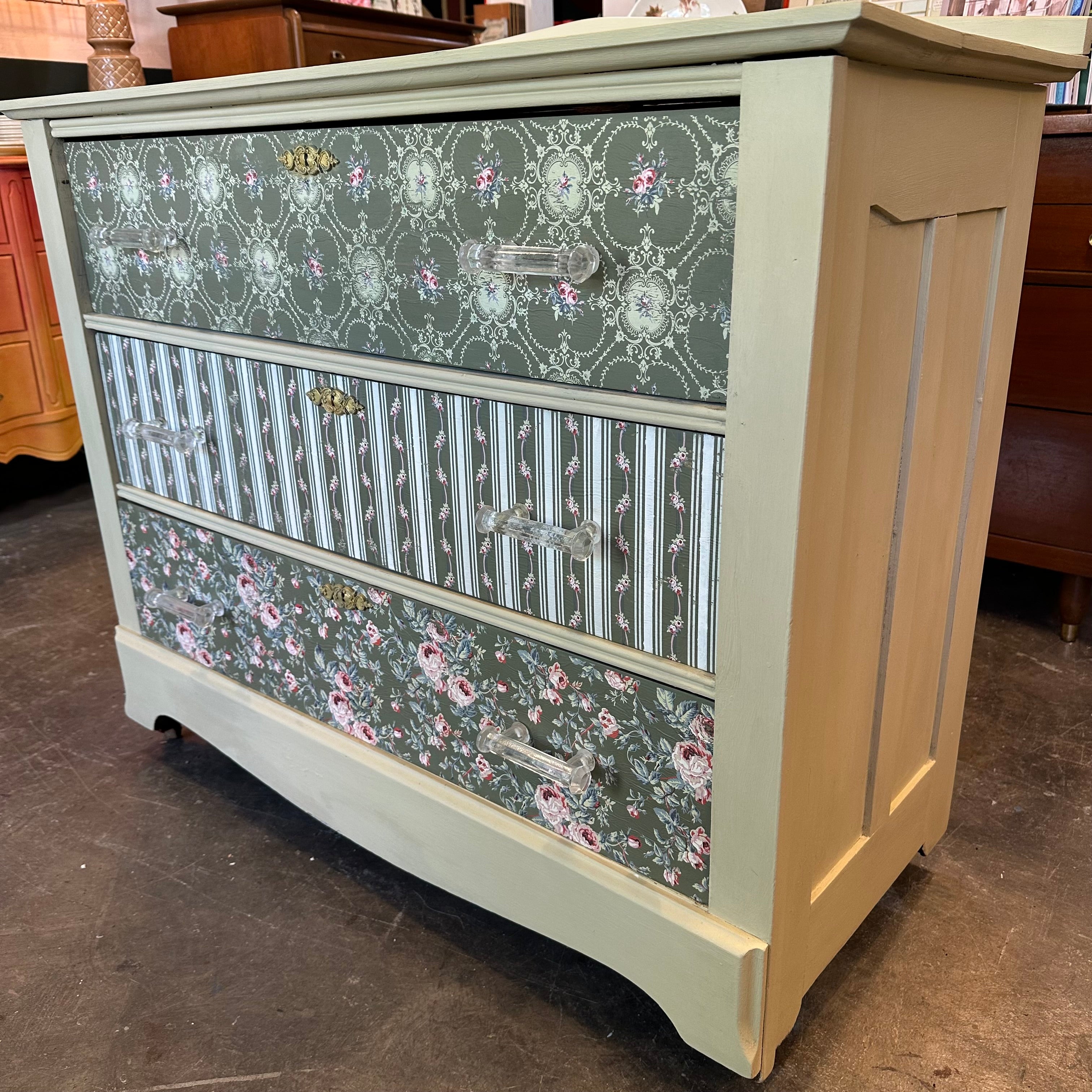 Antique Chest with Three Drawers