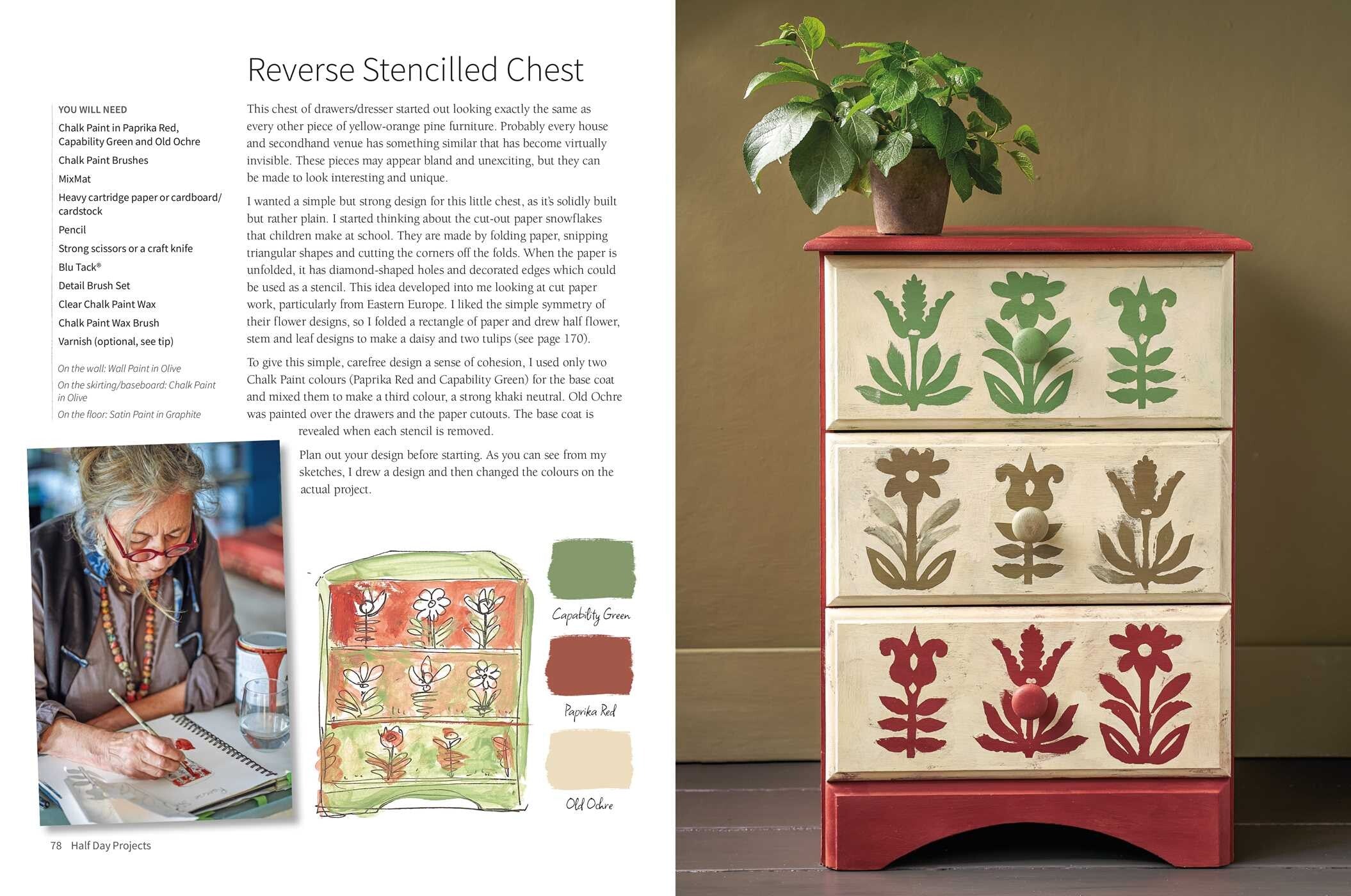 Annie Sloan Colorful Living: 30 Creative Upcycling Paint Projects for your Home