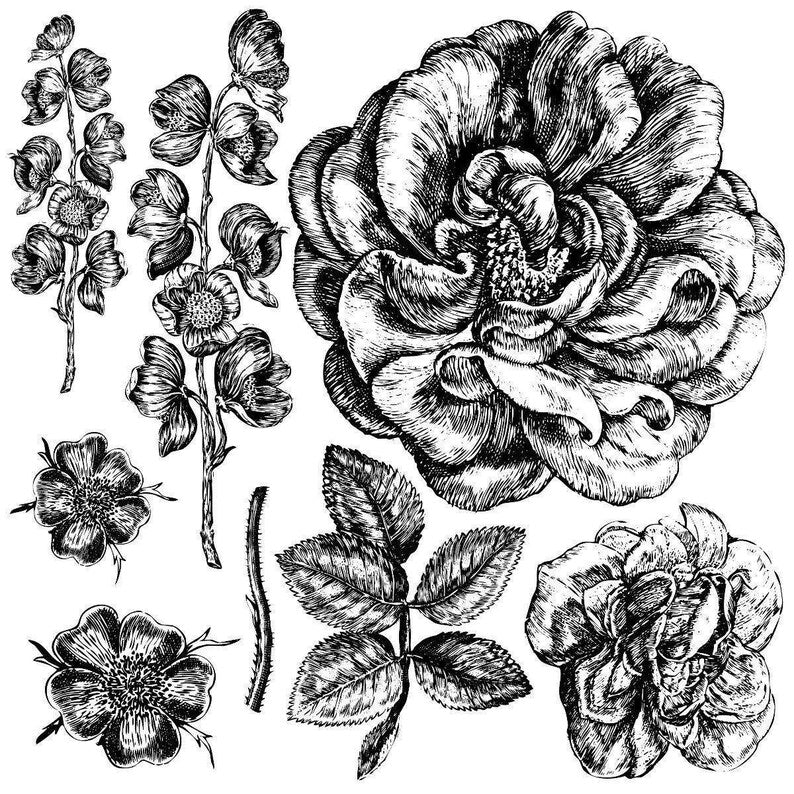 Lady of Shalott IOD Stamp