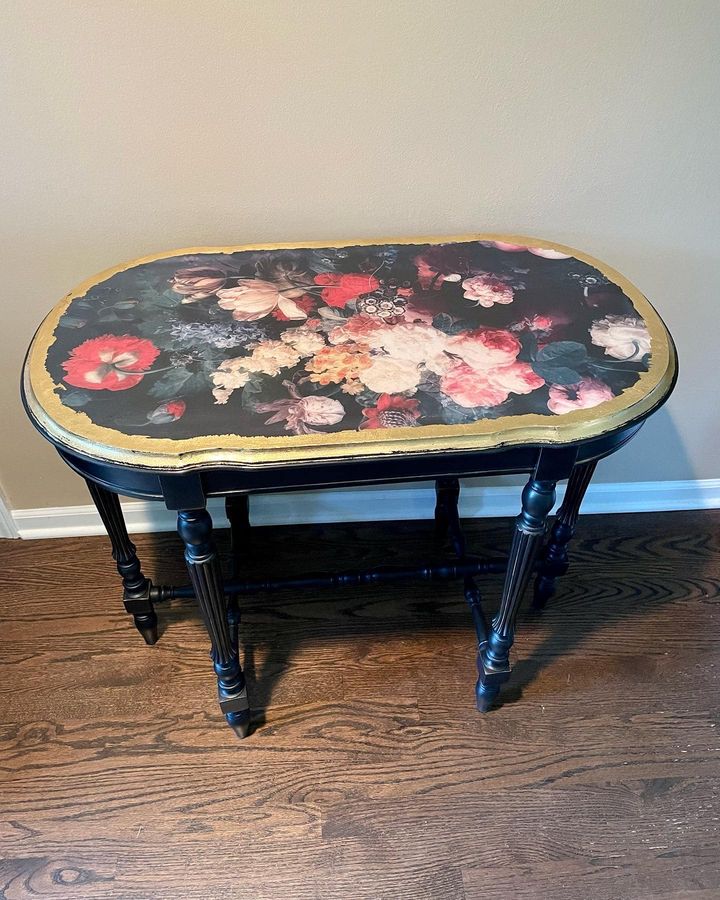 Renaissance Flowers Decoupage Paper