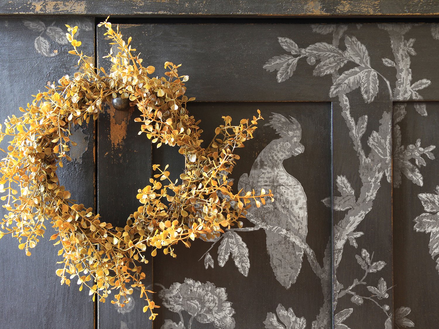 Grisaille Toile IOD Paint Inlay