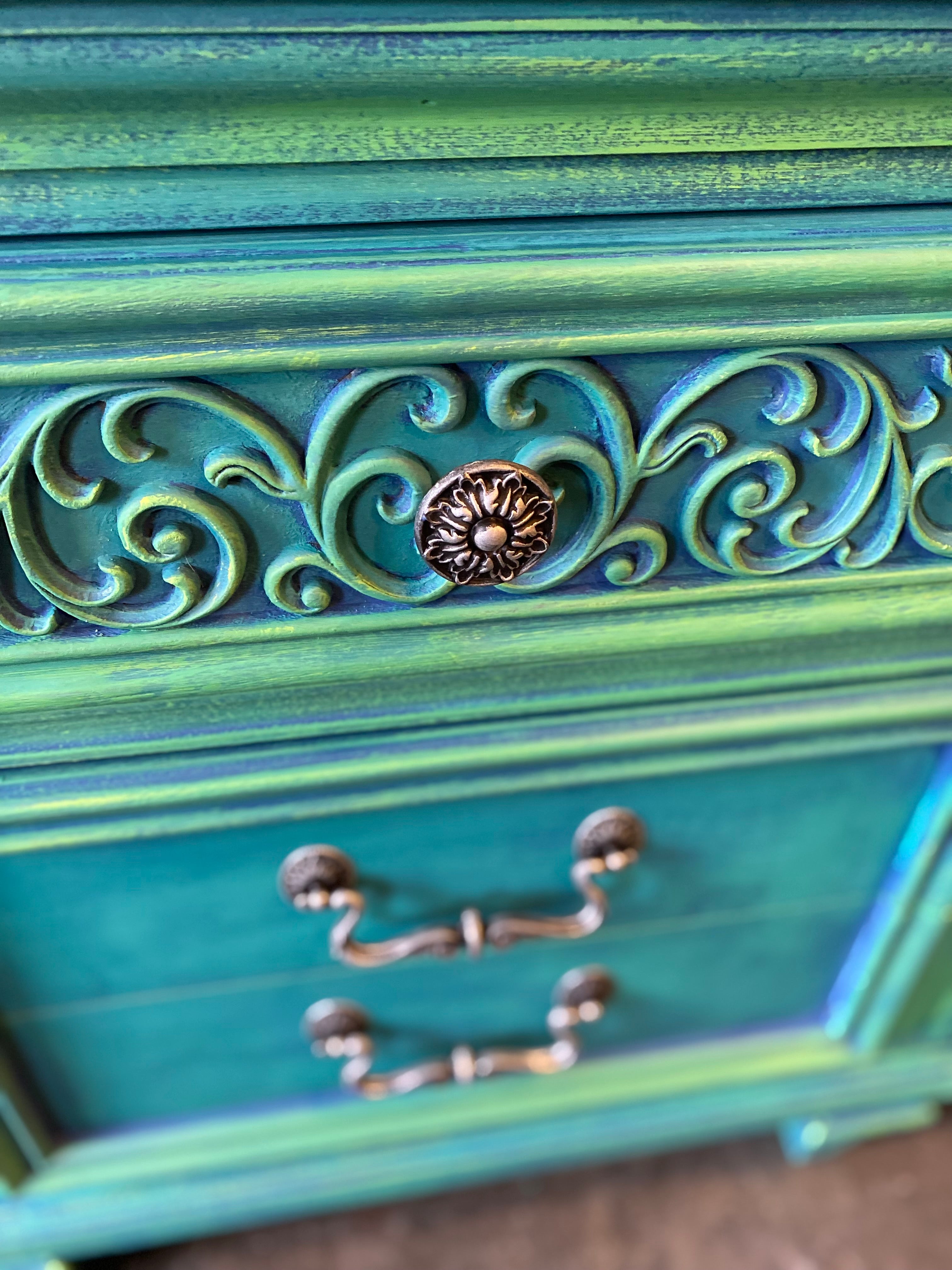 Spanish Mediterranean Style Triple Dresser