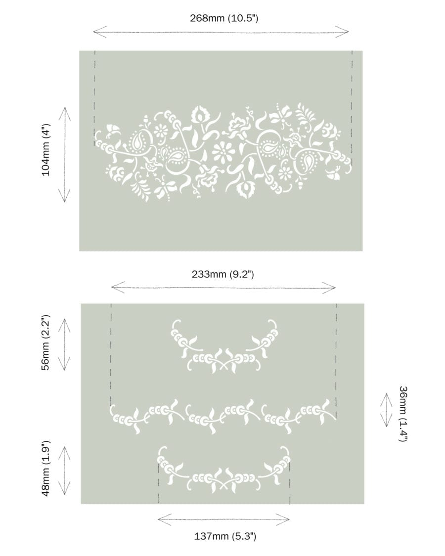 Paisley Floral Garland
