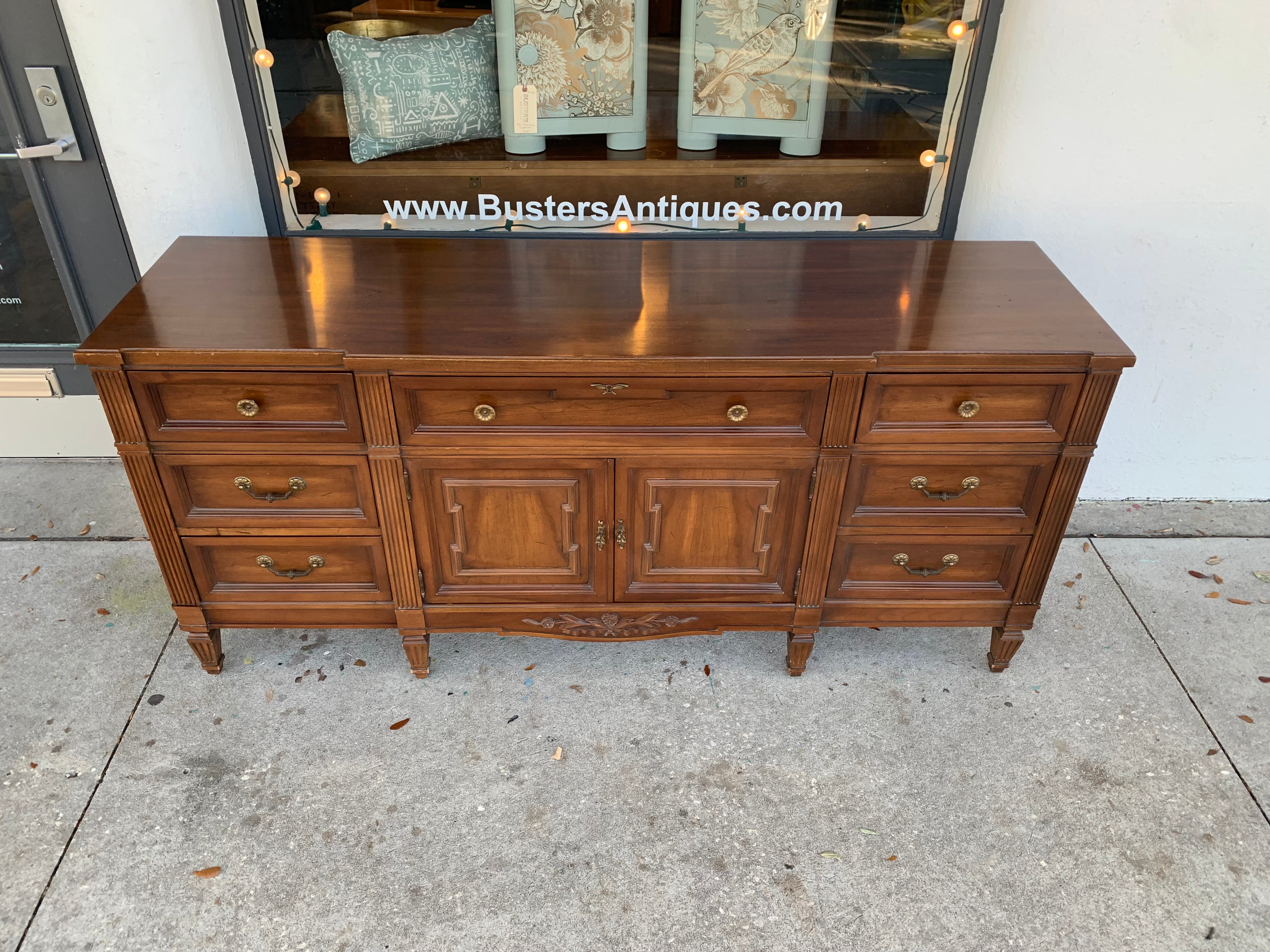 Vintage “Italian Classic” Dresser By Broyhill Premier