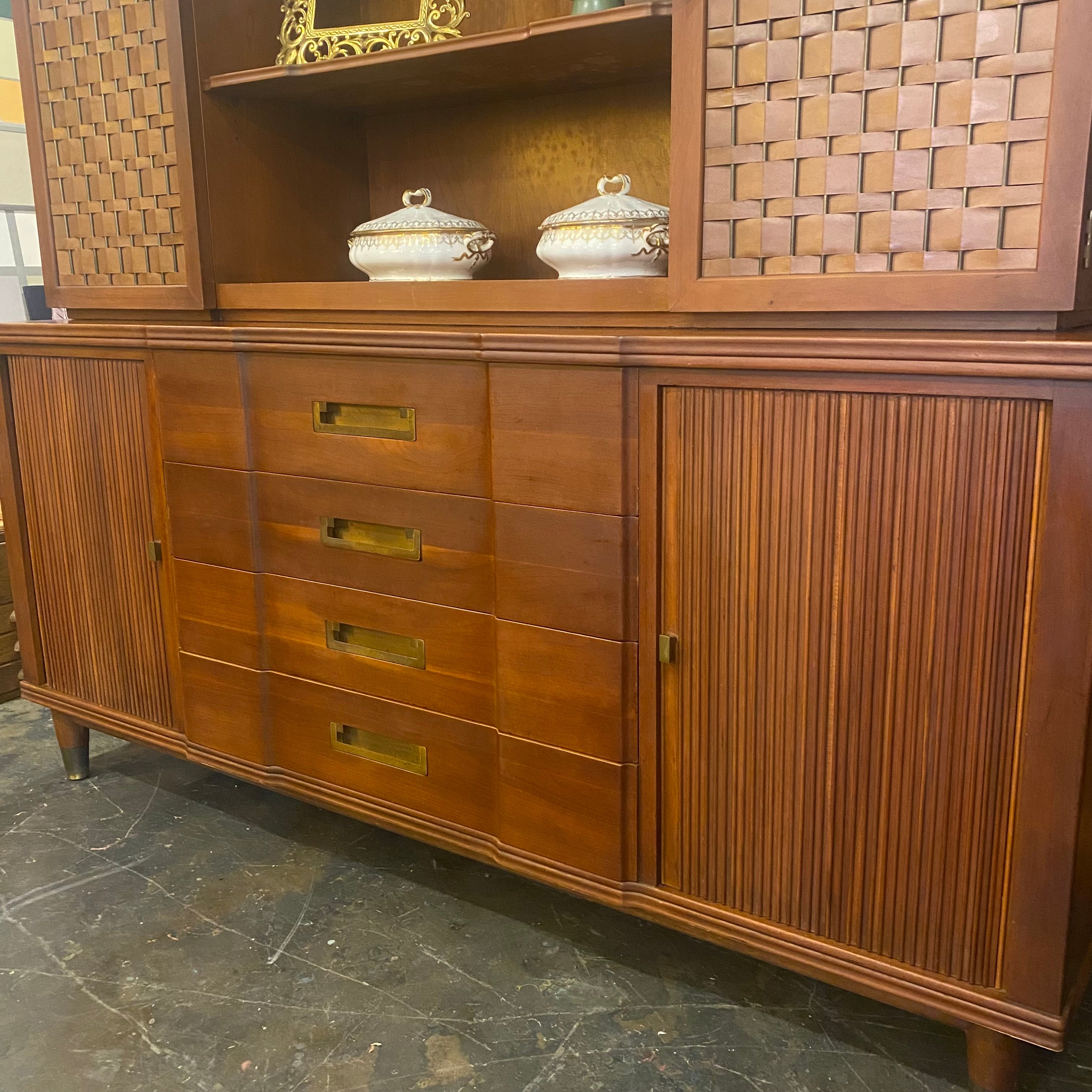 Mid Century John Widdicomb Dining Cabinet