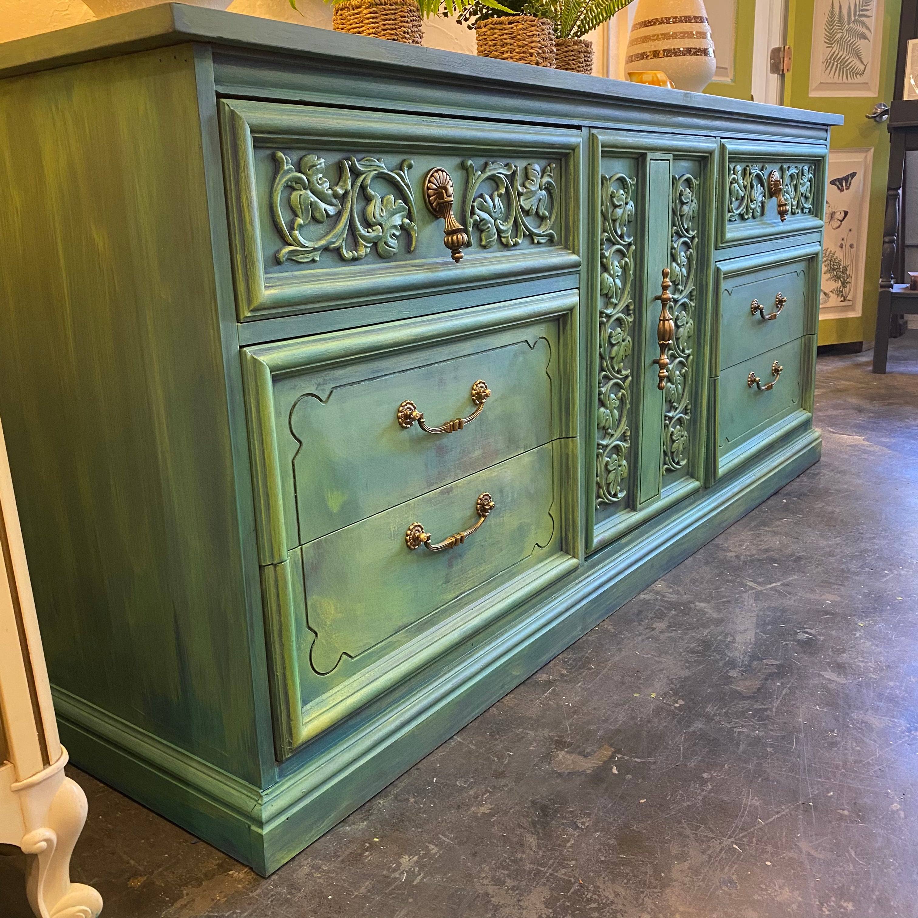 Boho Style Triple Dresser