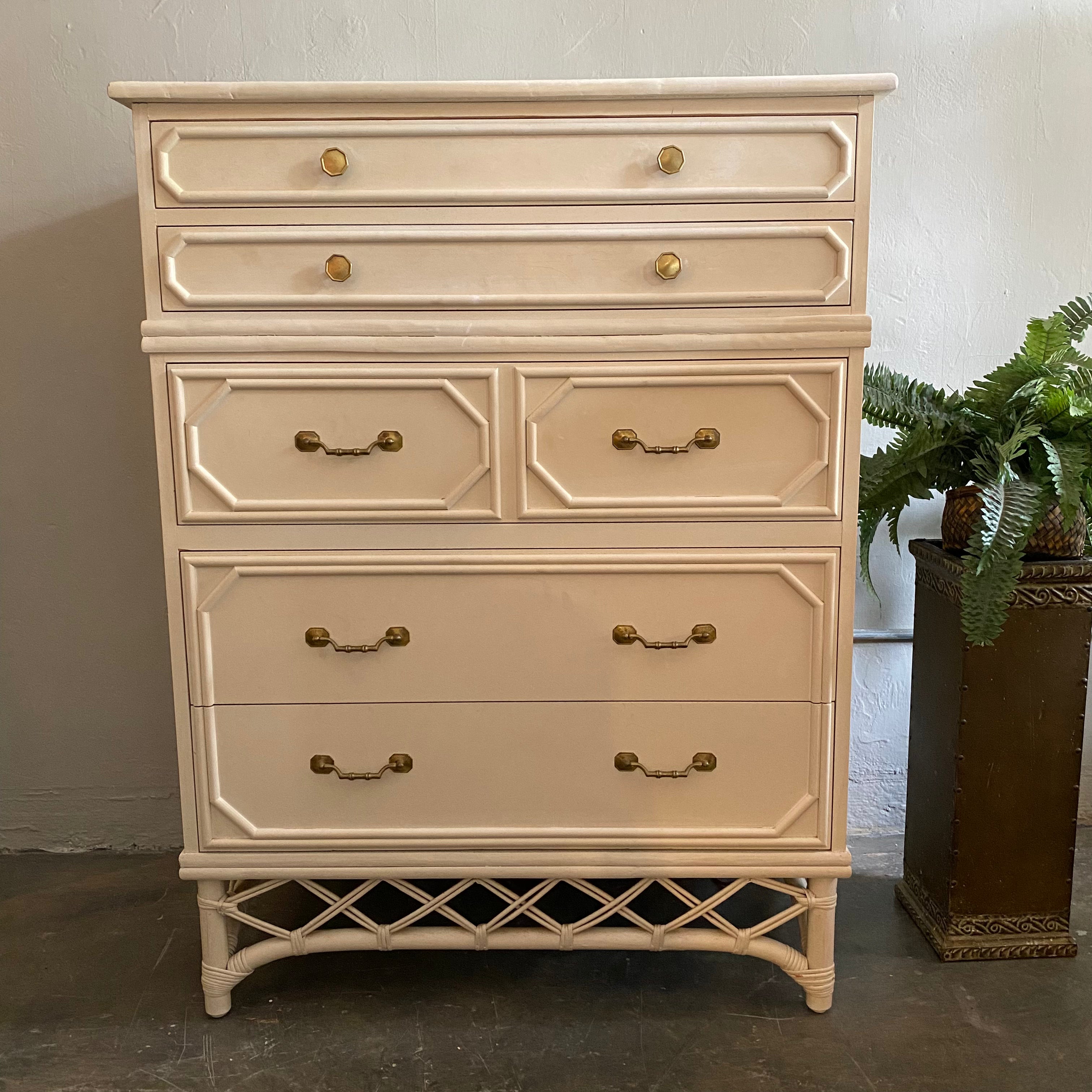 Vintage Ficks Reed Chest of Drawers