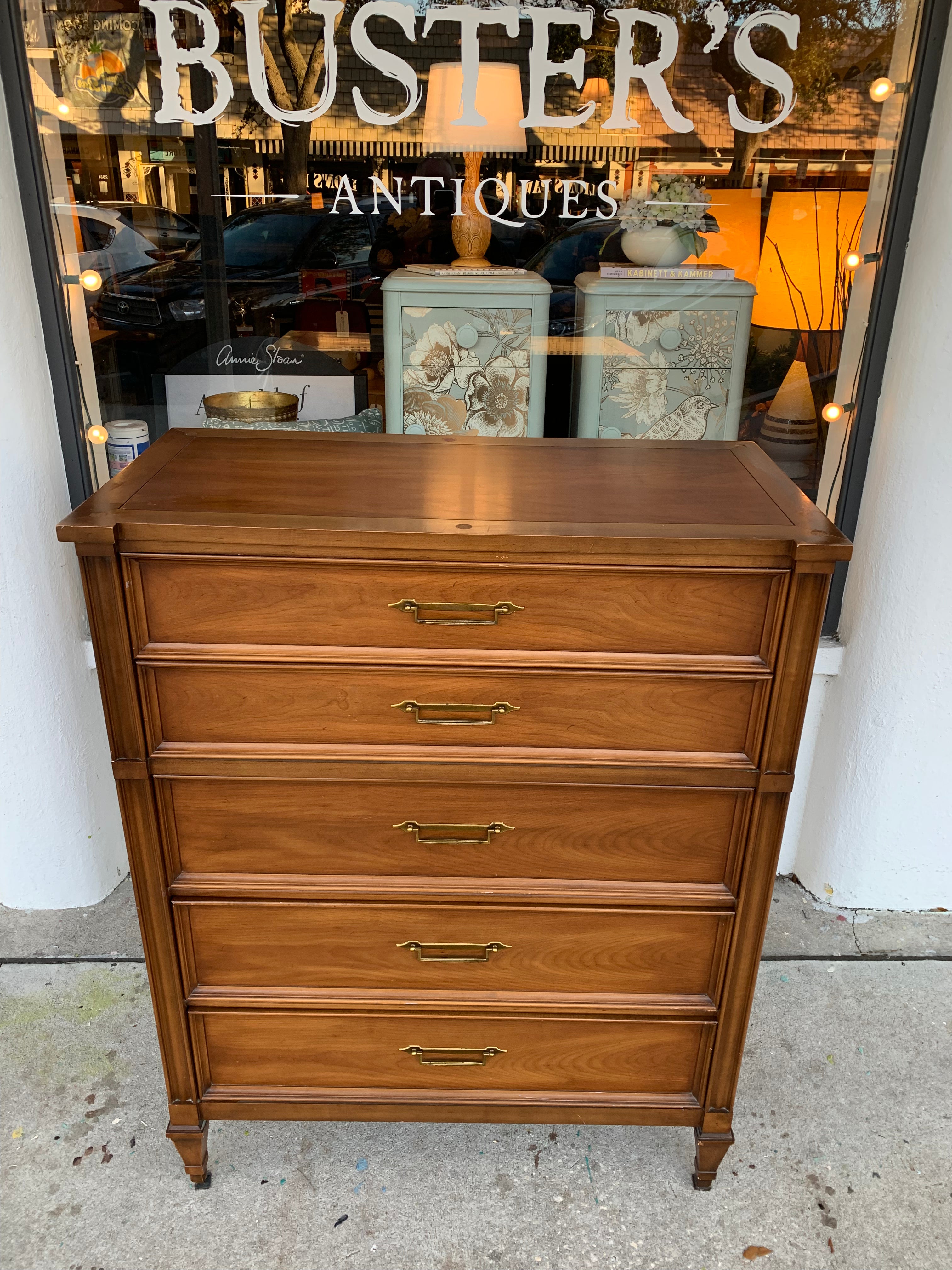 Five Drawer Highboy from White Fine Furniture