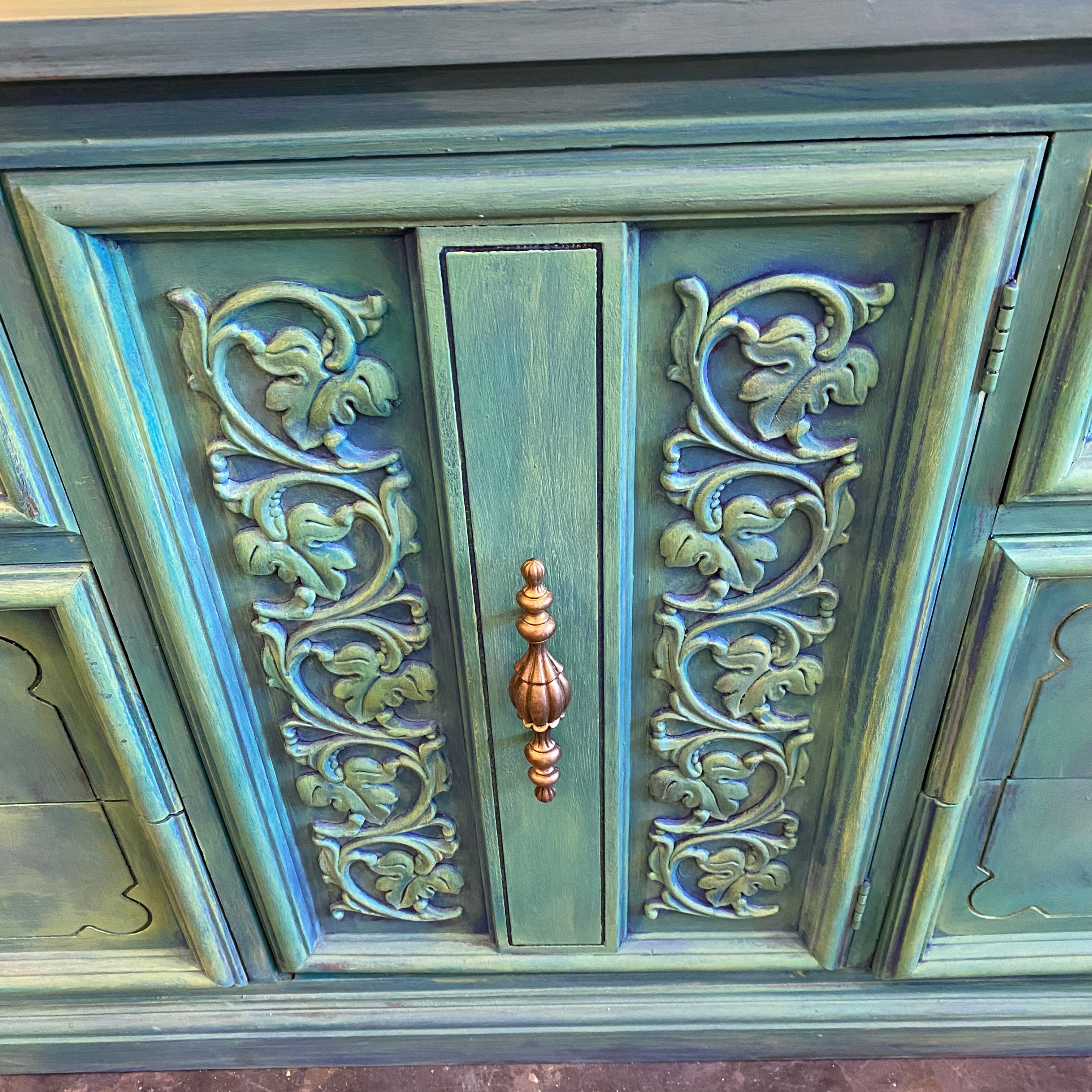 Boho Style Triple Dresser