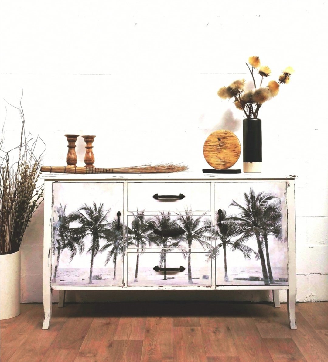 Palm Trees Decoupage Paper