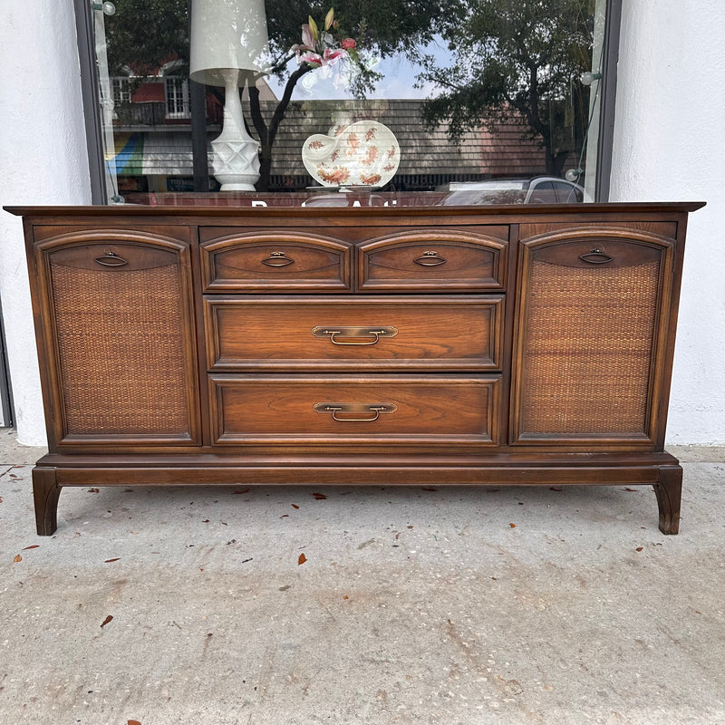 Vintage Buffet/Credenza with Three Drawers and 2 Storage Cabinets
