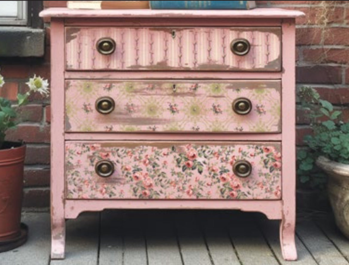 Lattice Rose IOD Paint Inlay