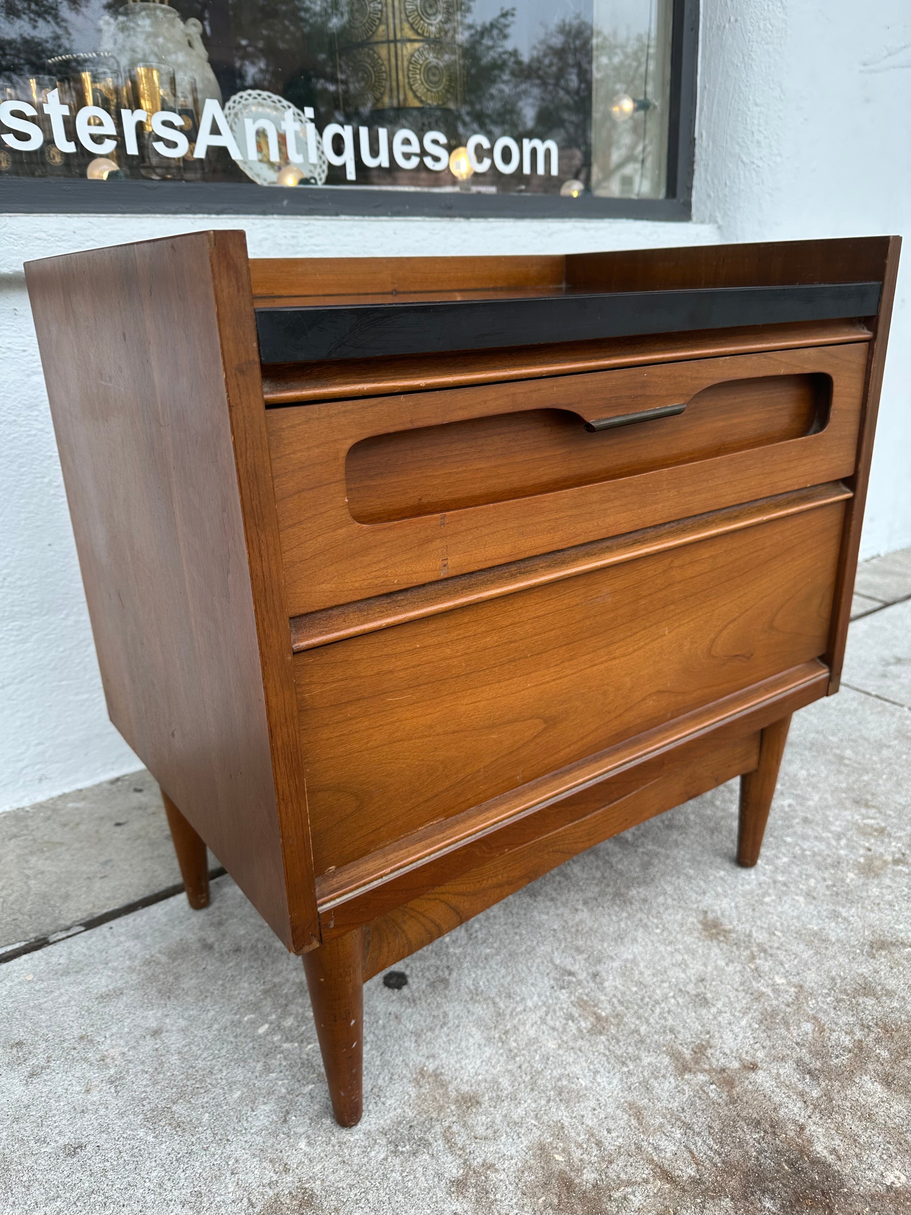 Mid Century Modern Nightstand by Bassett Furniture