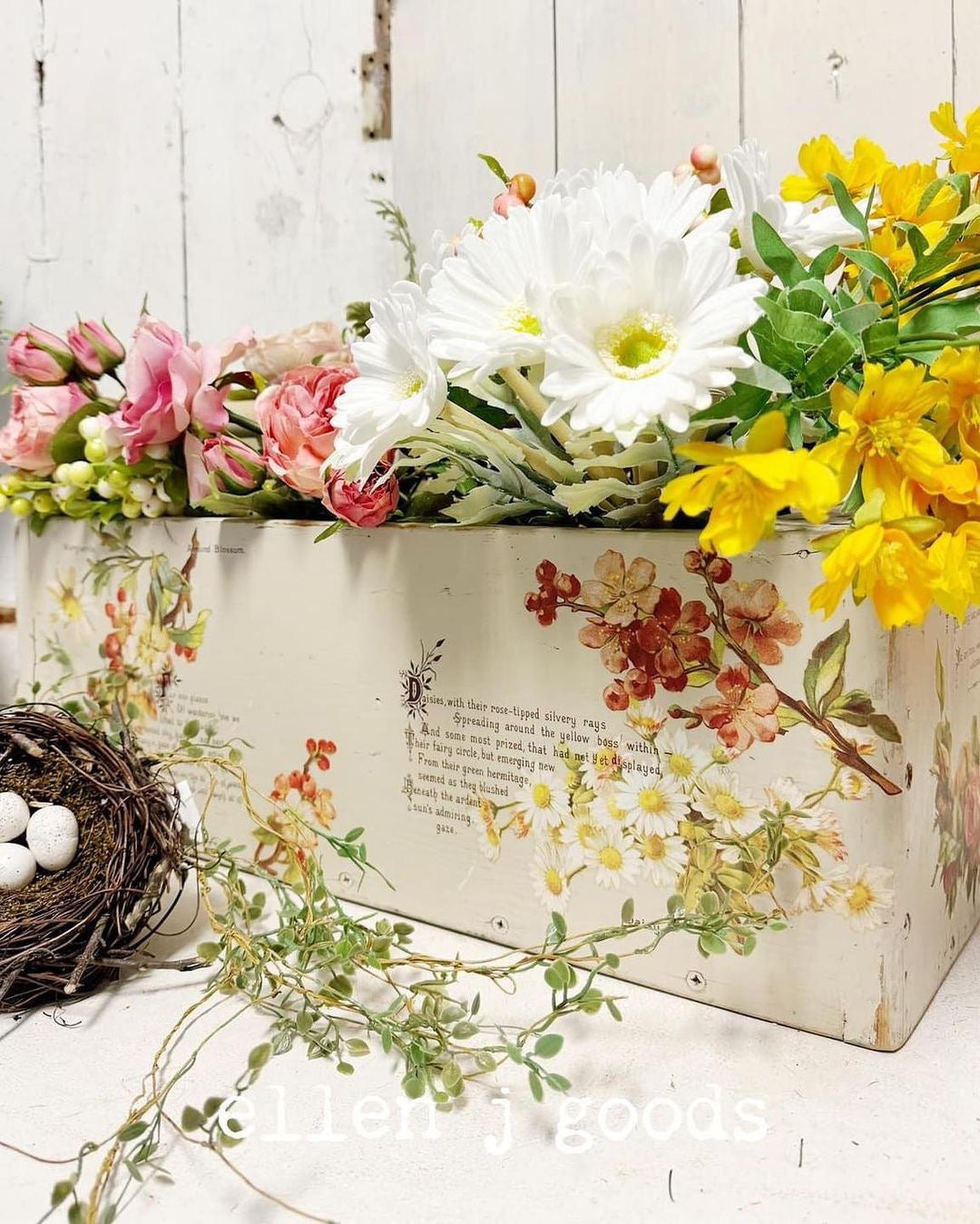 Lover of Flowers IOD Transfer