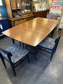 MCM Artex & Green Table and Four Chairs
