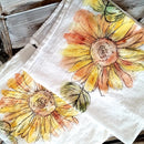 Sunflowers IOD Stamp