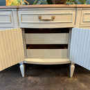 Bassett Nine Drawer Dresser with Curved Front