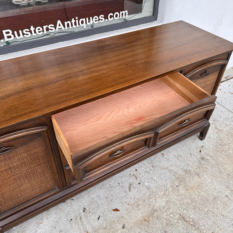 Vintage Buffet/Credenza with Three Drawers and 2 Storage Cabinets