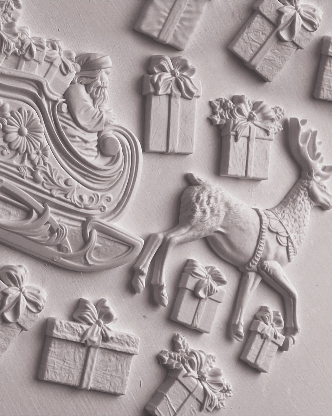 Santa’s Sleigh 6 x 10 IOD Mould