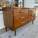 Bassett MCM Six Drawer Dresser
