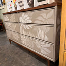 Mid Century Six Drawer Dresser