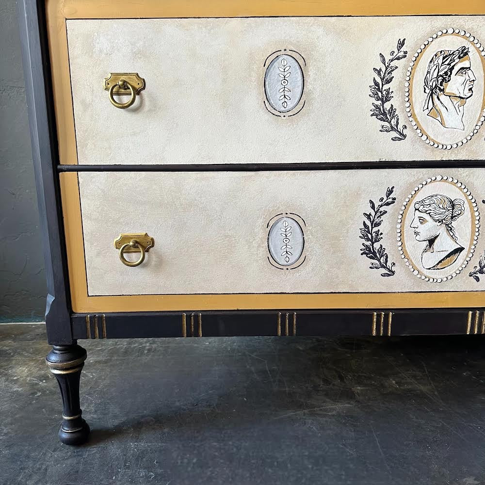 Classical Cameo Five Drawer Dresser