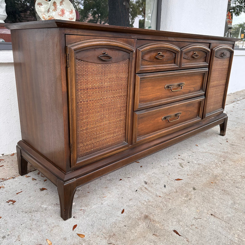 Vintage Buffet/Credenza with Three Drawers and 2 Storage Cabinets