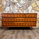 Mid Century Modern Nine Drawer Dresser