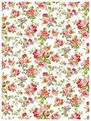 Ditsy Blooms IOD Paint Inlay 12x16 Pad