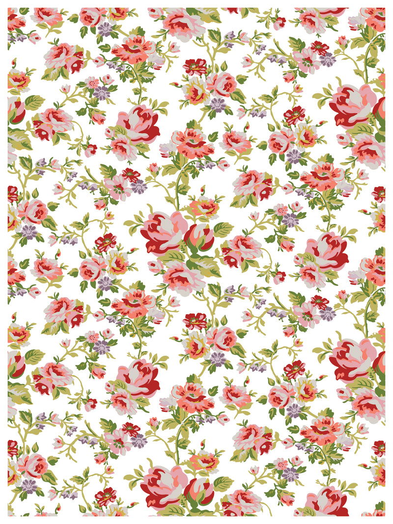 Ditsy Blooms IOD Paint Inlay 12x16 Pad