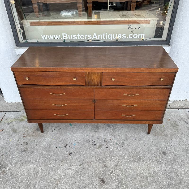 MCM 6 Drawer Dresser by Bassett