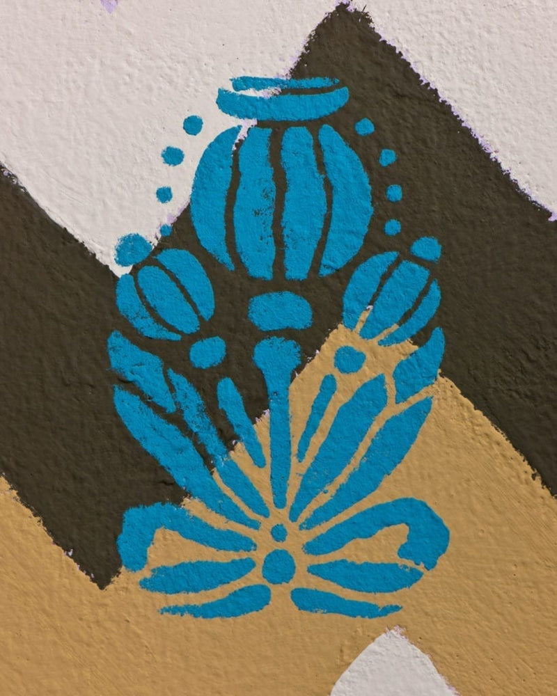 Poppy Pod Stencil
