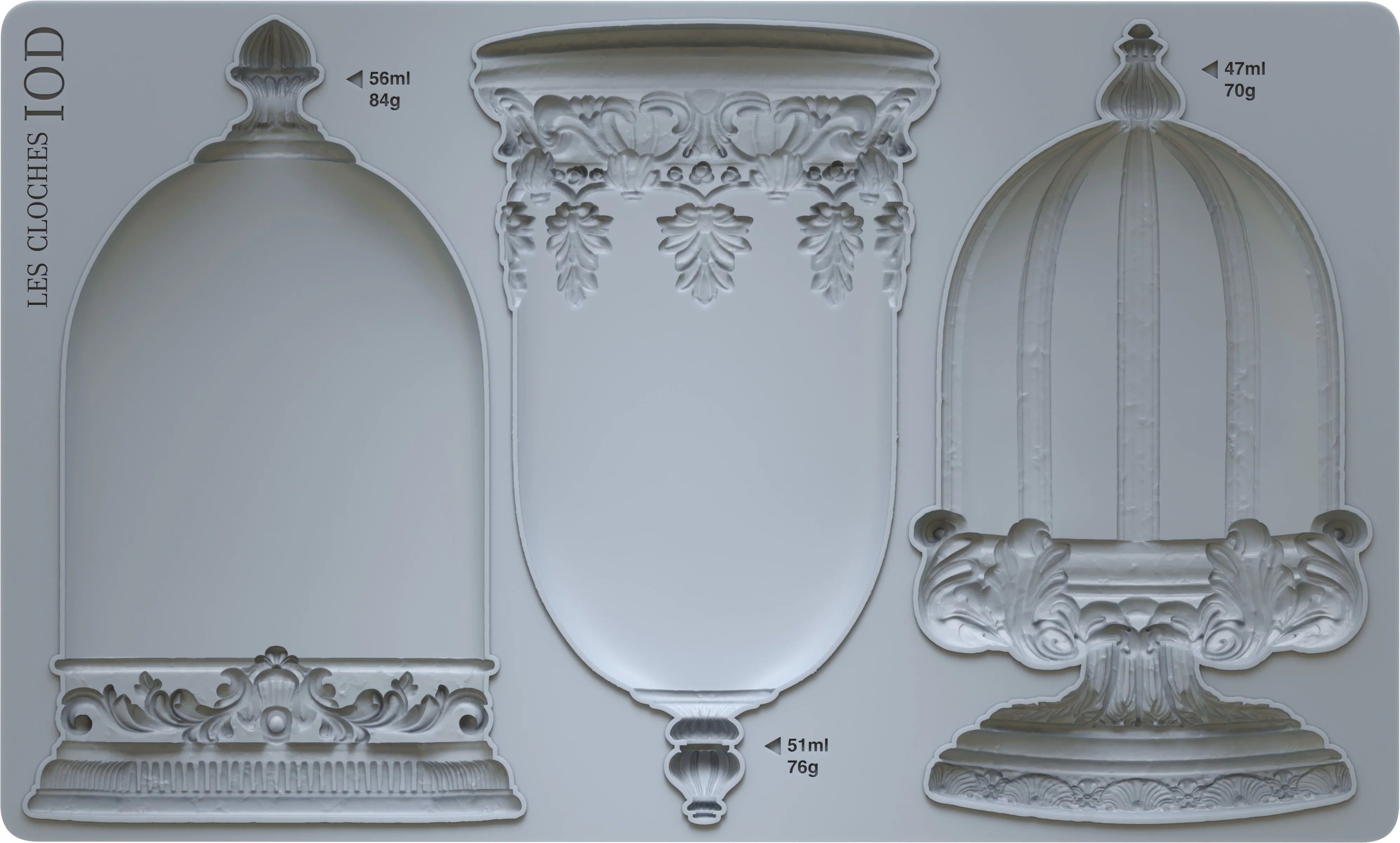 Les Cloches 6 x 10 IOD Mould