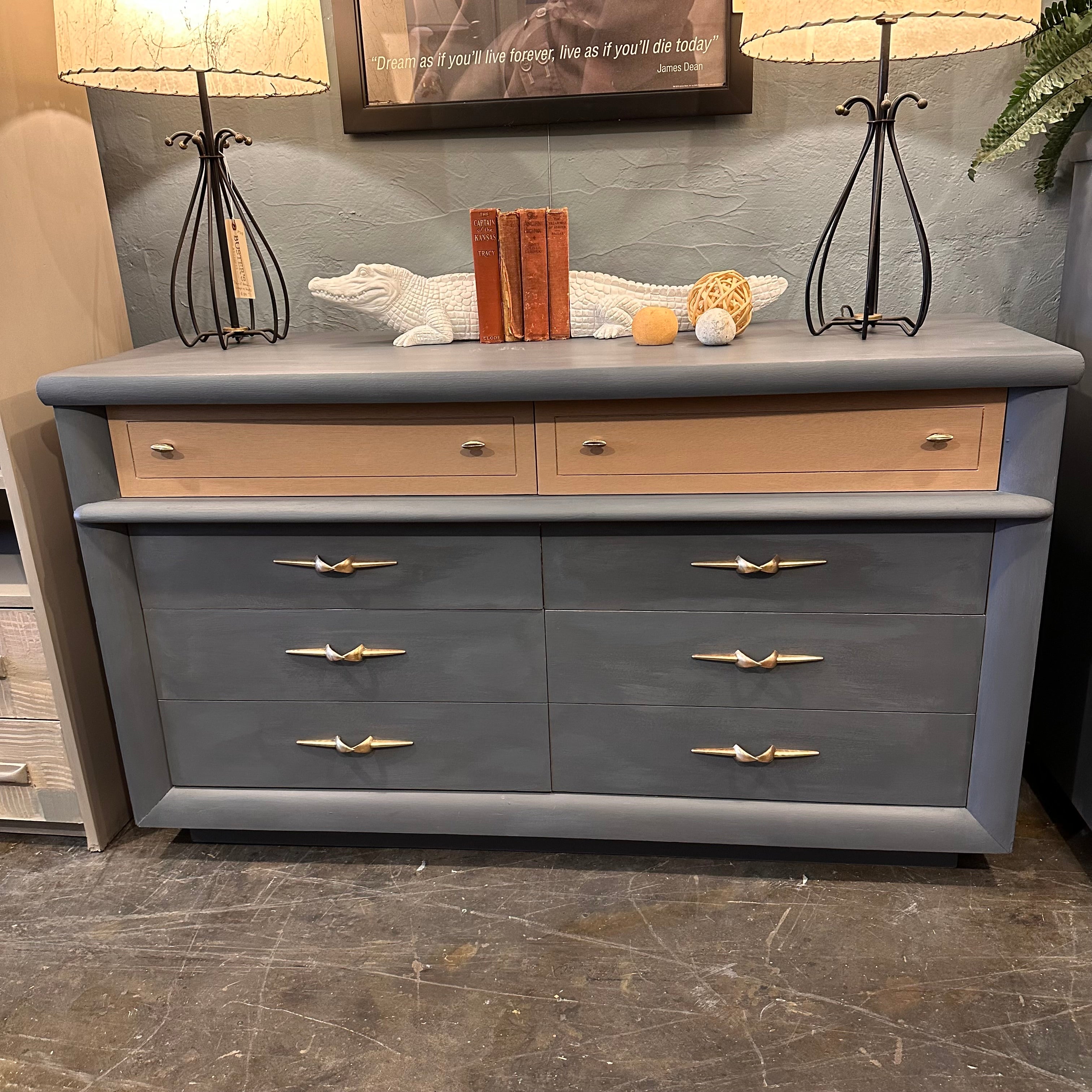 Mid Mod 6 Drawer Dresser by Mengel Furniture