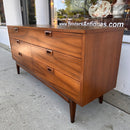 Mid Century Low 6 Drawer Dresser
