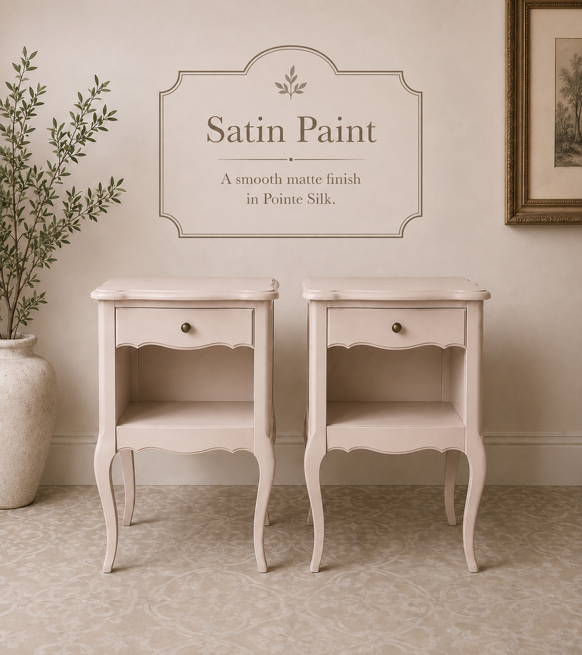 Pair of French Provincial Nightstands