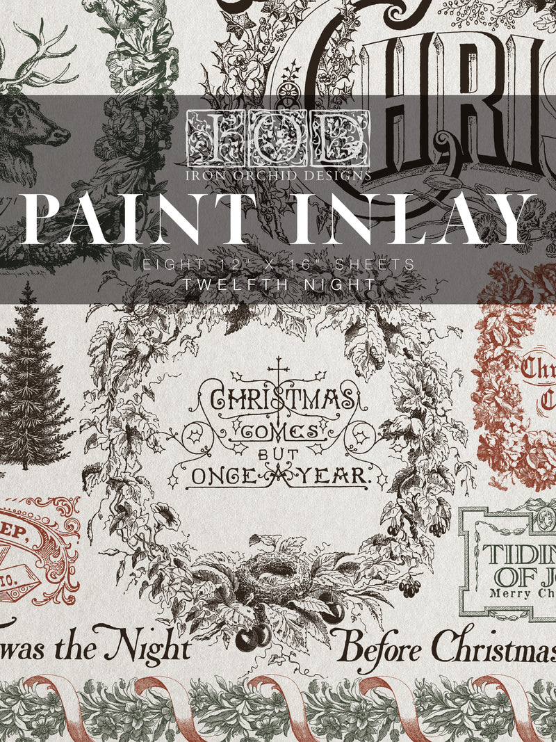 Twelfth Night IOD Paint Inlay