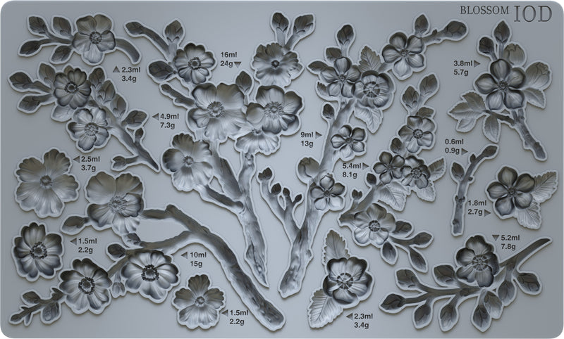 Wild Berries 6x10 IOD Mould